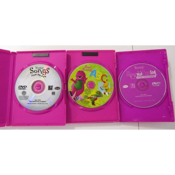 Lot of 3 Barney & Friends DVDs Kids Educational PBS Song Dancing Purple Dinosaur - Picture 2 of 9